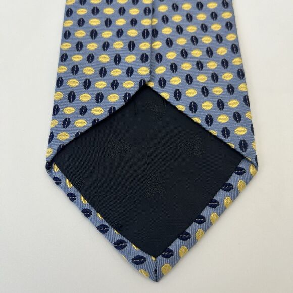 BROOKS BROTHERS Tie Polka Dot 60”Geometric Pure Silk Made In USA Coffee Bean - Picture 4 of 5
